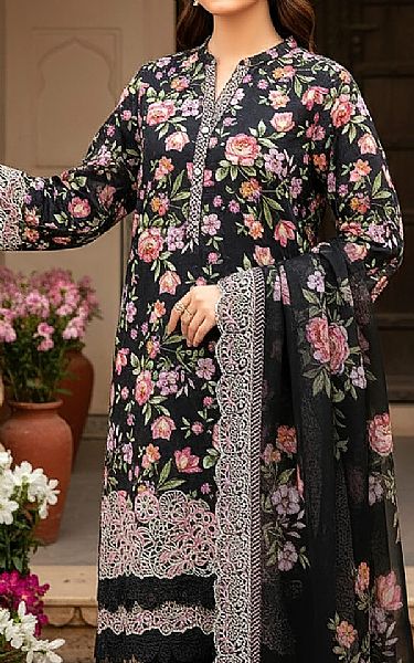 Lsm Black Lawn Suit | Pakistani Lawn Dress in USA- Image 2