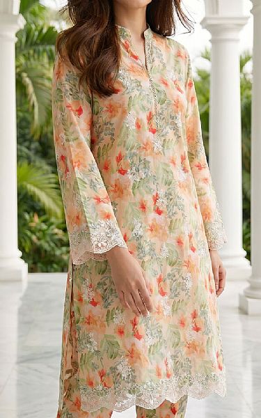 Lsm Pistachio Green Lawn Suit (2 pcs) | Pakistani Lawn Dress in USA- Image 2