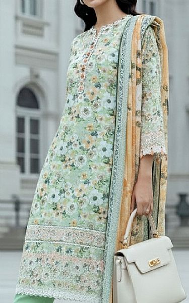 Lsm Light Green Lawn Suit | Pakistani Lawn Dress in USA- Image 2