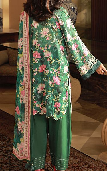 Lsm Green Lawn Suit | Pakistani Lawn Dress in USA- Image 2