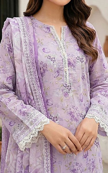Lsm Lavender Lawn Suit | Pakistani Lawn Dress in USA- Image 2