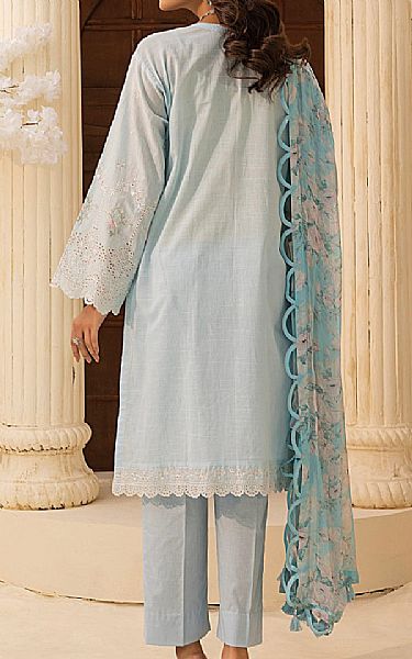 Lsm Light Blue Lawn Suit | Pakistani Lawn Dress in USA- Image 2