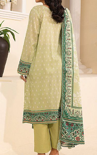 Lsm Thistle Green Lawn Suit | Pakistani Lawn Dress in USA- Image 2