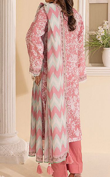 Lsm Dusty Pink Lawn Suit | Pakistani Lawn Dress in USA- Image 2