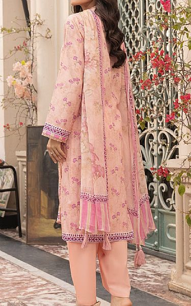 Lsm Peach Lawn Suit | Pakistani Lawn Dress in USA- Image 2