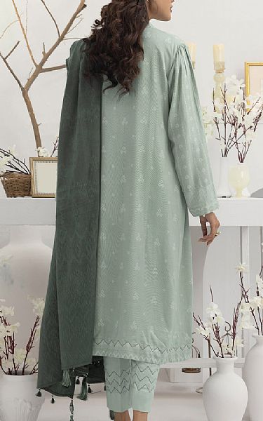 Lsm Light Grey  Pashmina Suit | Pakistani Winter Dresses- Image 2
