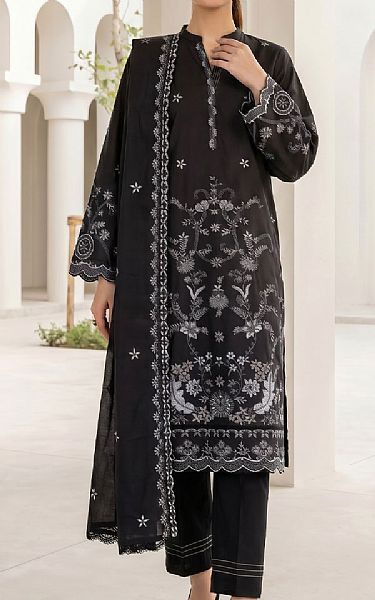 Lsm Black Lawn Suit | Pakistani Lawn Dress in USA- Image 2