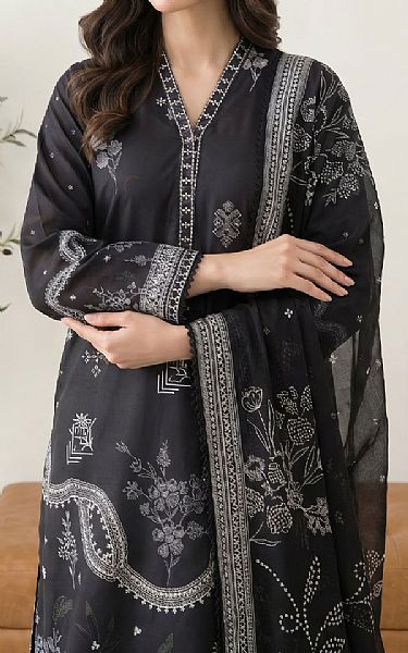 Lsm Black Lawn Suit | Pakistani Lawn Dress in USA- Image 2