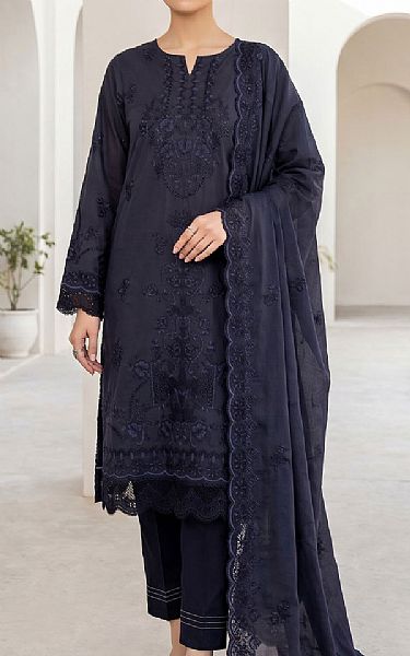 Lsm Black Lawn Suit | Pakistani Lawn Dress in USA- Image 1