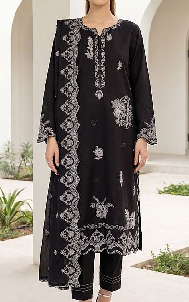 Lsm Black Lawn Suit | Pakistani Lawn Dress in USA- Image 1