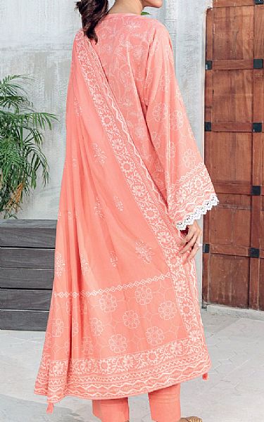 Lsm Coral Pashmina Suit | Pakistani Winter Dresses in USA- Image 2