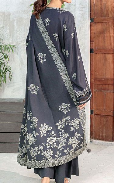 Lsm Davy Grey Pashmina Suit | Pakistani Winter Dresses in USA- Image 2