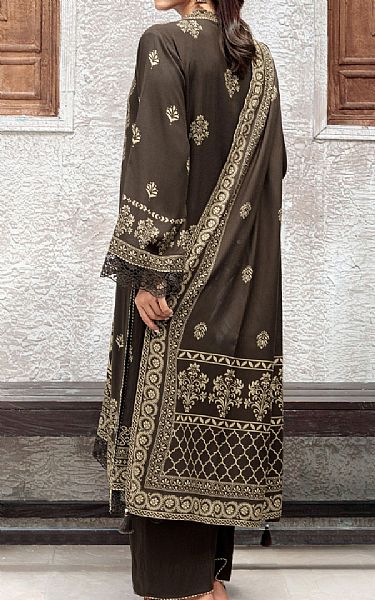 Lsm Woody Brown Pashmina Suit | Pakistani Winter Dresses in USA- Image 2