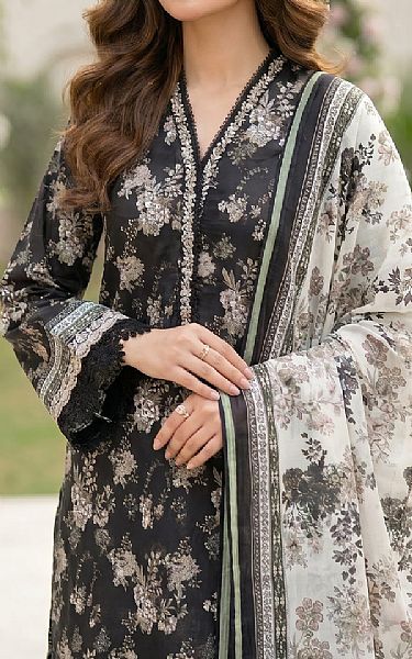 Lsm Black Lawn Suit | Pakistani Lawn Dress in USA- Image 2