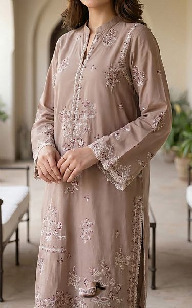 Lsm Oriental Pink Lawn Suit (2 pcs) | Pakistani Lawn Dress in USA- Image 2