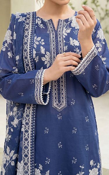Lsm Blue Lawn Suit | Pakistani Lawn Dress in USA- Image 2