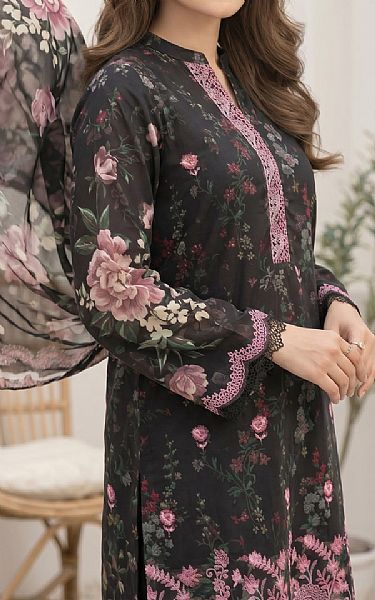 Lsm Black Lawn Suit | Pakistani Lawn Dress in USA- Image 2
