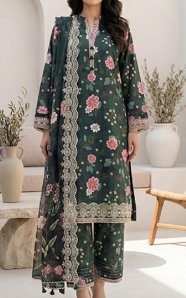 Lsm Mineral Green Lawn Suit | Pakistani Lawn Dress in USA- Image 1