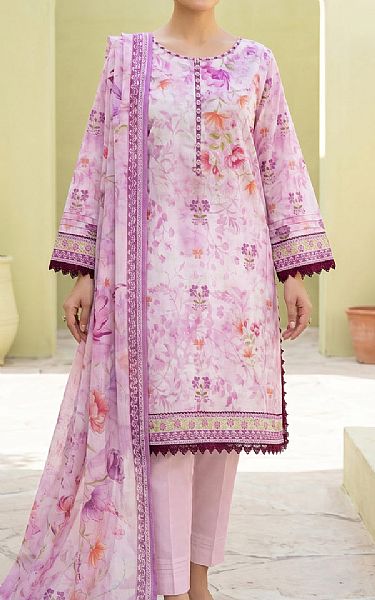 Lsm Pink Flare Lawn Suit | Pakistani Lawn Dress in USA- Image 1