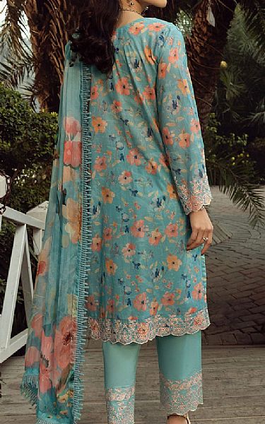 Lsm Viridian Green Lawn Suit | Pakistani Lawn Dress in USA- Image 2