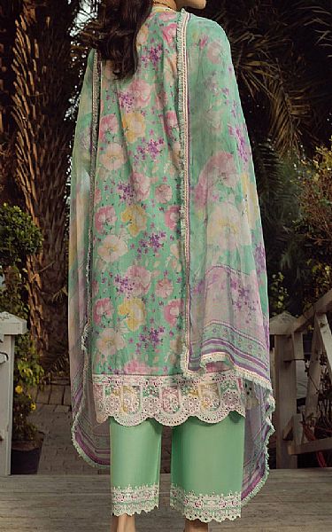 Lsm Green Lawn Suit | Pakistani Lawn Dress in USA- Image 2