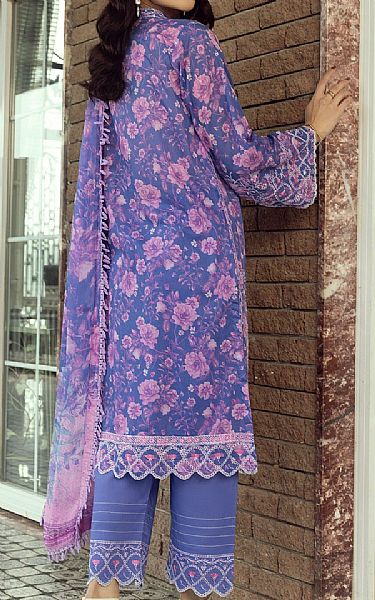 Lsm Purple Lawn Suit | Pakistani Lawn Dress in USA- Image 2