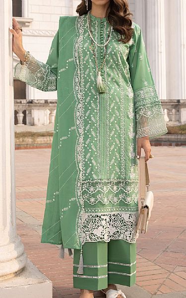 Lsm Light Green Lawn Suit | Pakistani Lawn Suits- Image 1