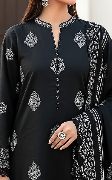 Lsm Black Pashmina Suit | Pakistani Winter Dresses in USA- Image 2