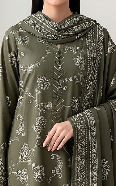 Lsm Sage Green Marina Suit | Pakistani Winter Dresses in USA- Image 2