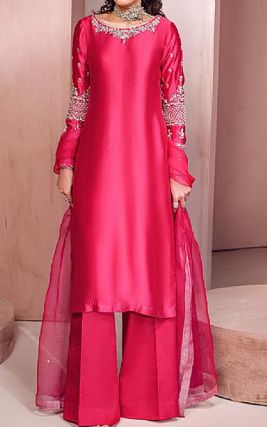 Mahum Asad Blush Berry | Pakistani Pret Wear Clothing by Mahum Asad- Image 1