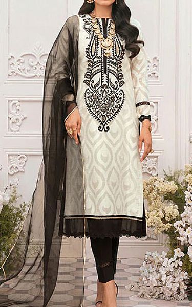 Mahum Asad Noir | Pakistani Pret Wear Clothing by Mahum Asad- Image 1