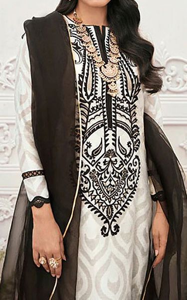 Mahum Asad Noir | Pakistani Pret Wear Clothing by Mahum Asad- Image 2