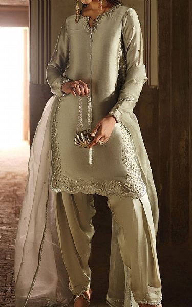 Mahum Asad Smoke | Pakistani Pret Wear Clothing by Mahum Asad- Image 1