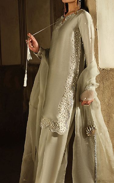 Mahum Asad Smoke | Pakistani Pret Wear Clothing by Mahum Asad- Image 2