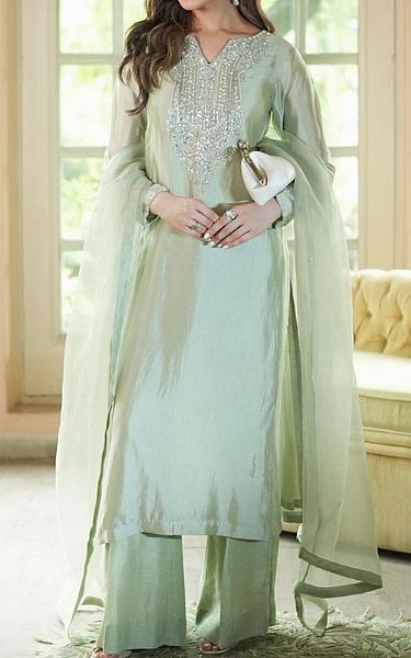 Mahum Asad Celeste | Pakistani Pret Wear Clothing by Mahum Asad- Image 1