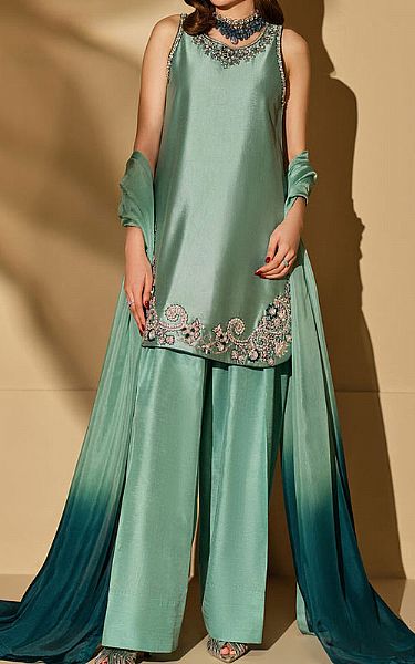 Mahum Asad Shadow Bloom | Pakistani Pret Wear Clothing by Mahum Asad- Image 1