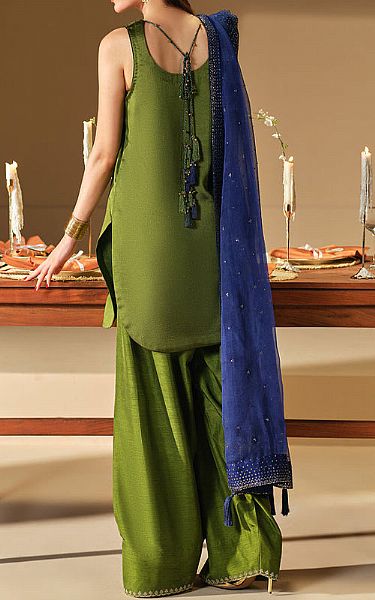 Mahum Asad Verde | Pakistani Pret Wear Clothing by Mahum Asad- Image 2