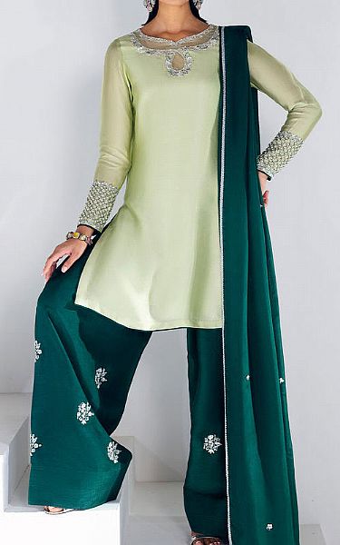 Mahum Asad Salsa | Pakistani Pret Wear Clothing by Mahum Asad- Image 1