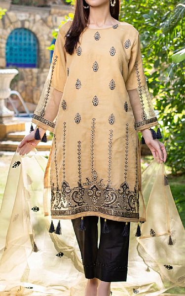 Mak Fashion Ivory Organza Suit | Pakistani Dresses in USA- Image 1