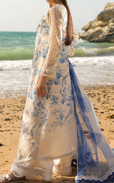 Manara Off-white Lawn Suit | Pakistani Lawn Dress in USA- Image 2
