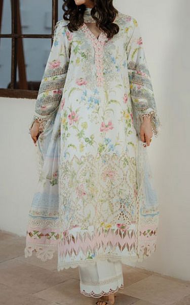 Manara Off-white Lawn Suit | Pakistani Lawn Dress in USA- Image 2