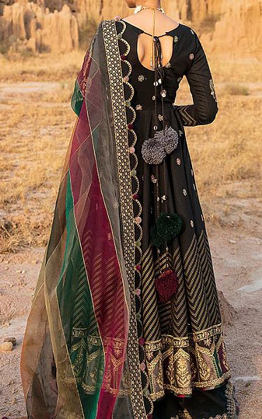 Maria Osama Khan Black Lawn Suit | Pakistani Dresses in USA- Image 2