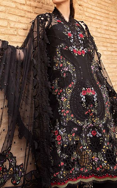 Maria B Black Lawn Suit | Pakistani Lawn Dress in USA- Image 2
