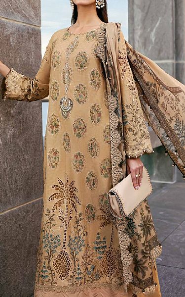 Maria B Fawn Lawn Suit | Pakistani Lawn Dress in USA- Image 2