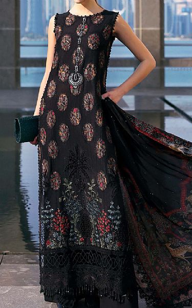 Maria B Black Lawn Suit | Pakistani Lawn Dress in USA- Image 1