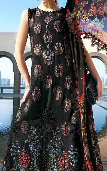 Maria B Black Lawn Suit | Pakistani Lawn Dress in USA- Image 2