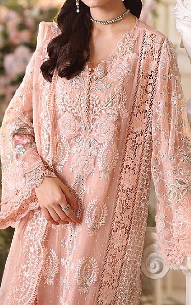 Maria B Pink Chiffon Suit | Pakistani Embroidered Chiffon Dresses USA- Image 3