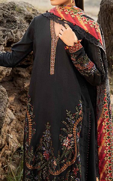 Maria B Black Linen Suit | Pakistani Winter Dresses in USA- Image 2
