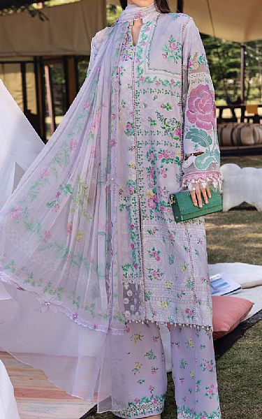 Maria B Lilac Lawn Suit | Pakistani Lawn Dress in USA- Image 1
