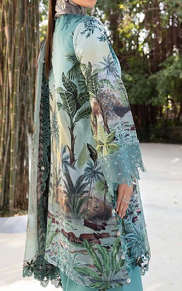 Maria B Sea Green Lawn Suit | Pakistani Lawn Dress in USA- Image 2